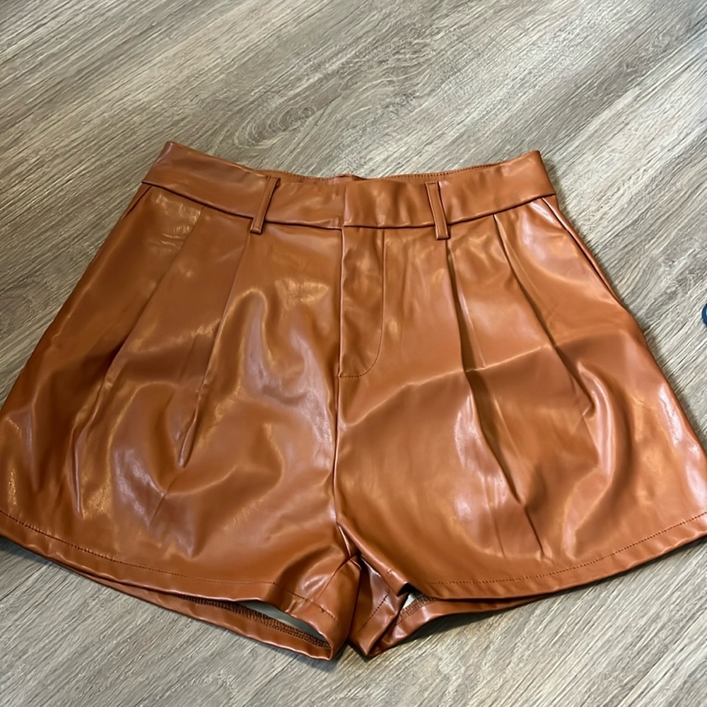 Leather Shorts